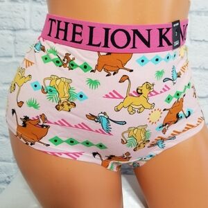 Torrid Lion King Character Simba Safari Pink Boyshort Plus Size Panty 2X New